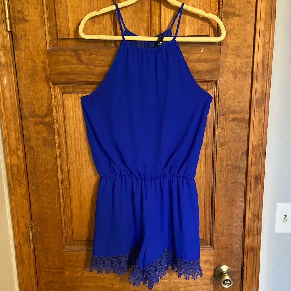 Women’s Blue Rompers